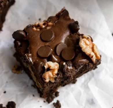 Beer and brownie